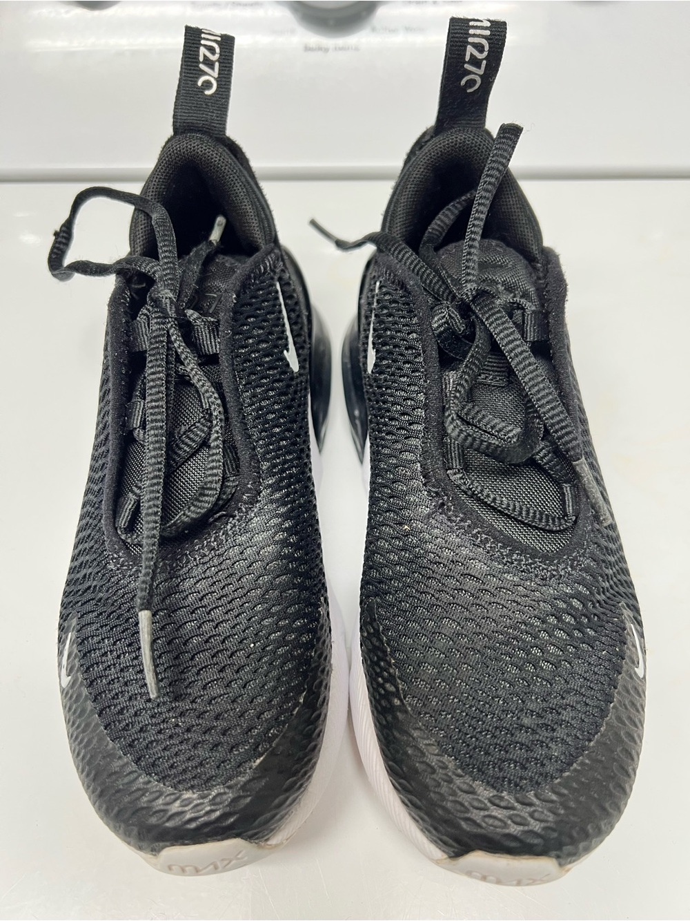 Nike Kids black and white AirMax 270